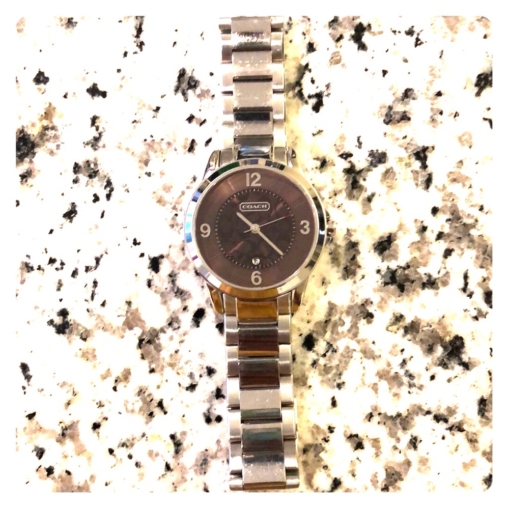 Coach Watch w/ Brown Face